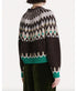 Fair Isle Cable-Knit Virgin Wool Jumper - Fondant