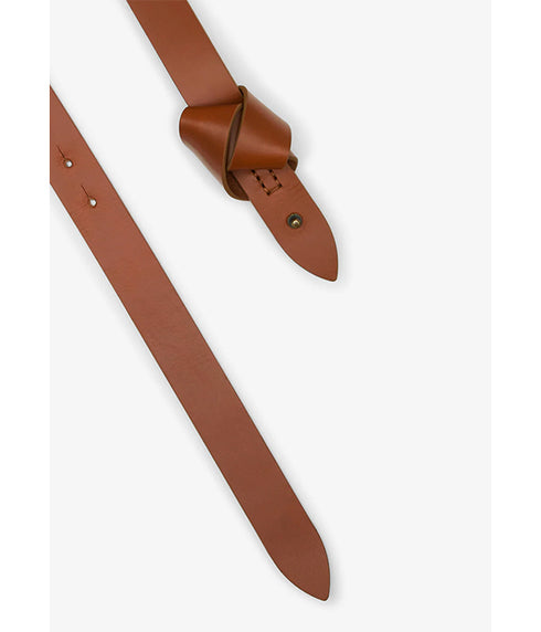 Lassio Leather Belt - Natural