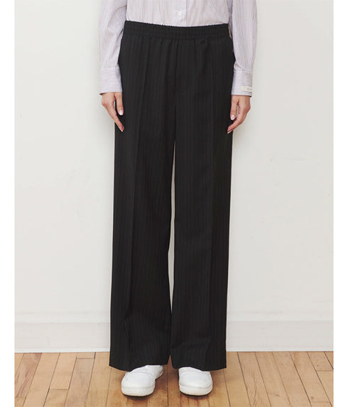 The Chaplin Trousers - Chocolate Stripe
