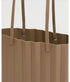 Pleated Filo Tote - Anise