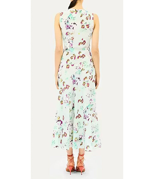 Elowen Silk Dress - Oasis