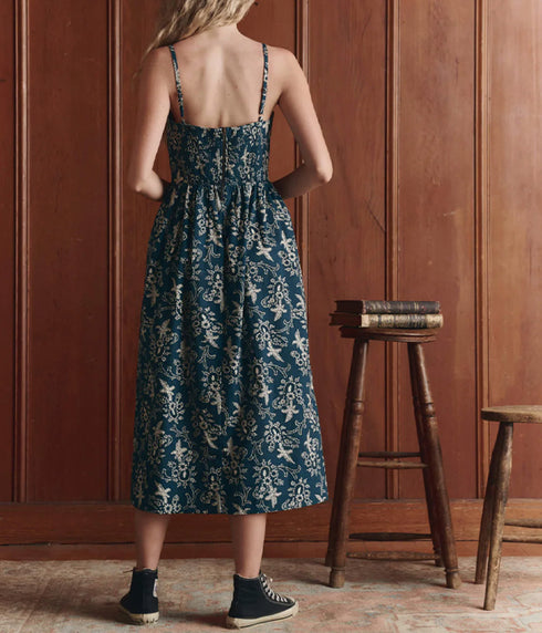 The Verse Dress - Indigo Bandana