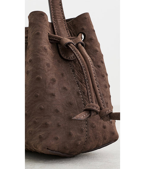 Drawstring Pochette - Ebony