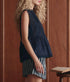 The Sonnet Top - Navy