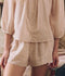 The Eyelet Tap Short - Washed Rose
