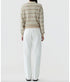 Collegiate Striped Polo - Sandstone Combo