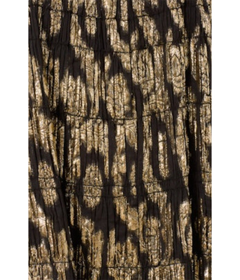 Emrys Lurex Dress - Black Gunmetal