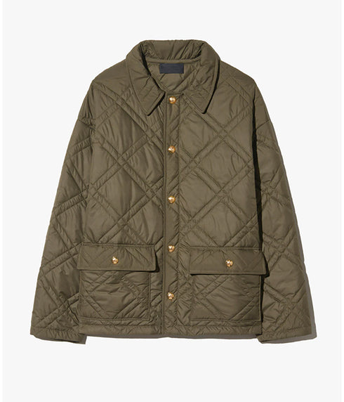 Helah Quilted Parka - Army Green