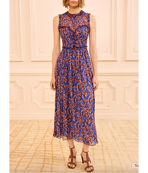 Kasia Silk Dress - Violet