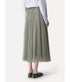 Tulle Soleil Pliss' Skirt - Stone