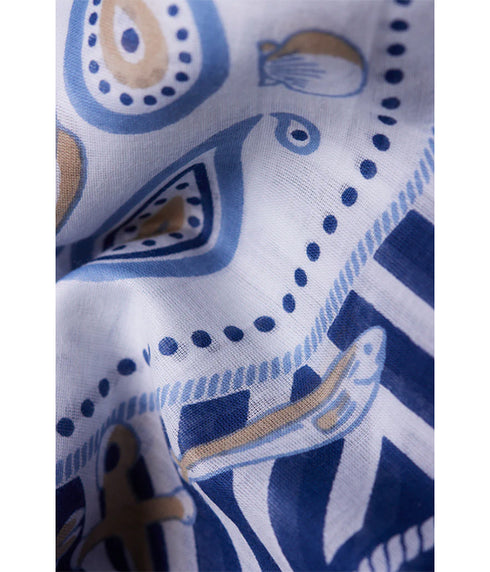 Bretagne Scarf - Navy