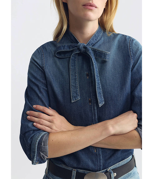 Suzette Denim Shirt - Classic Wash