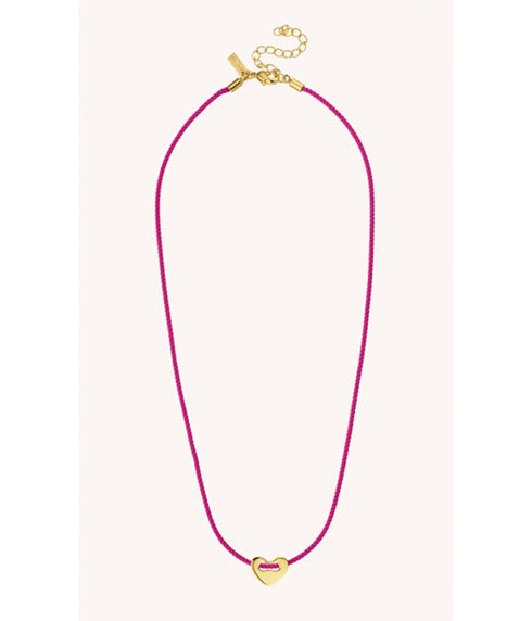 Corazon Necklace - Fuchsia