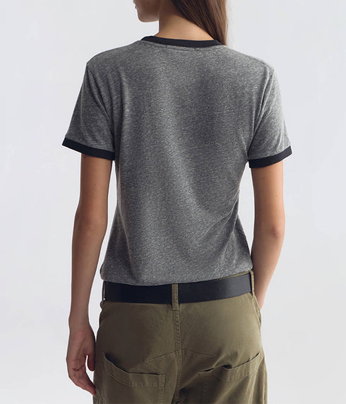 Lana Tee - Heather Grey/Jet Black