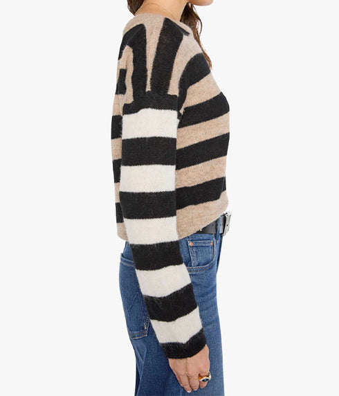 The Cold Shoulder - Ivory Oatmeal Black TRUNK