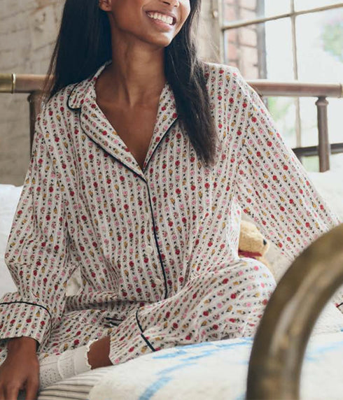 The Pajama Shirt - Ribbon Floral