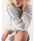 Dantown Sweatshirt - Melange Sky Blue