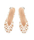 Kardia Leather Trimmed Raffia Sandals - Off White