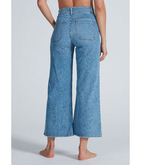 Cropped Sailor Jeans - Blondie