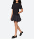 Alberta Combo Dress - Black