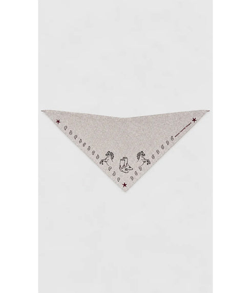 Rodeo Merino Triangle Scarf - Beige