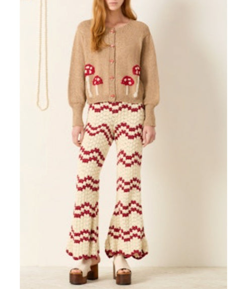 Sammi Knit Cardigan - Mushroom