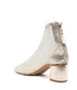 Alma Strass Mesh Chic Ankle Boots - Platinum