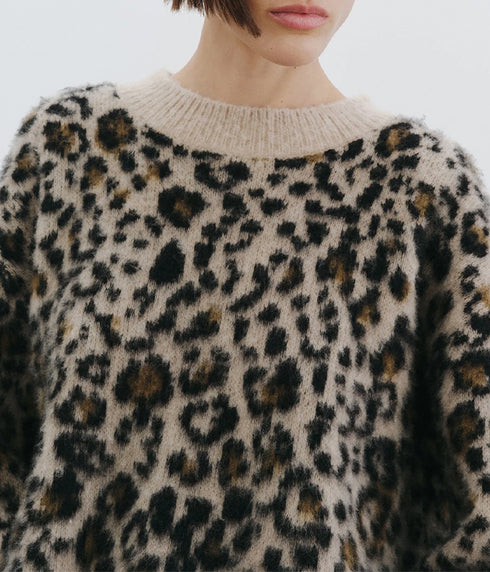 Zamira Sweater - Leopard