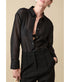 The Sheer Silk Shirt - Black