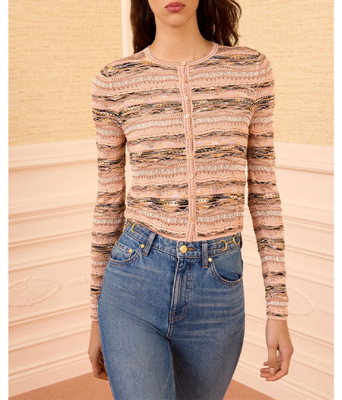 Mia Cardigan - Hibiscus