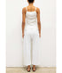 Pointelle tank Top - White