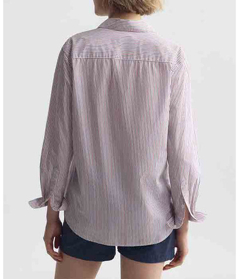 Raphael Classic Shirt - Red/Blue Stripe