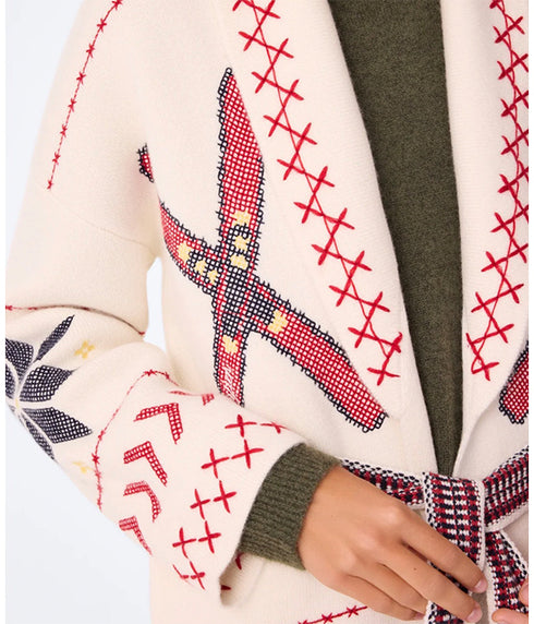 Miko Ski Sweater - White
