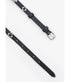 Odena Leather Belt - Black / Silver