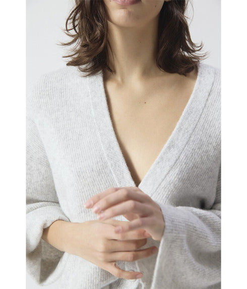 Damsville Cardigan - Heather Grey