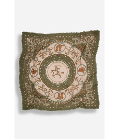 Rodeo Scarf Wool Cashmere - Khaki