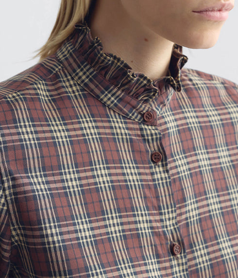 Elio Cotton Shirt - Rustic Check