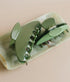 Hair Claw Clip 4" - Two Tone Green