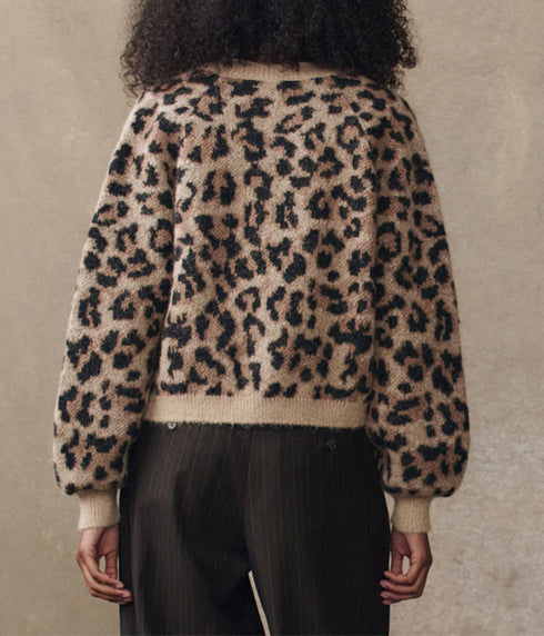 The Windsor Cardigan - Leopard