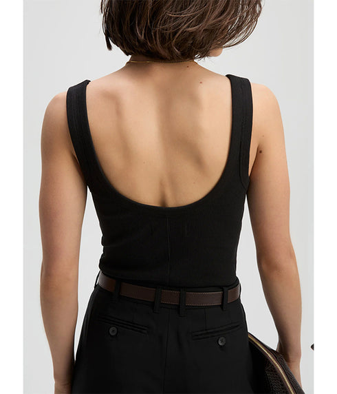 The Scoop It Up Tank - Black