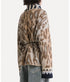 “The Brit Leopard” Alpaca-Blend Jacquard Cardigan - Gold