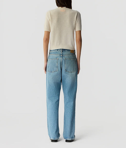 Compass Jane Sweater Tee - Cream