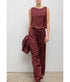 Daniel Cropped Sleeveless Crew - Pinot
