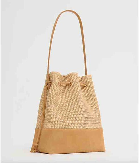 Drawstring Cabas - Natural
