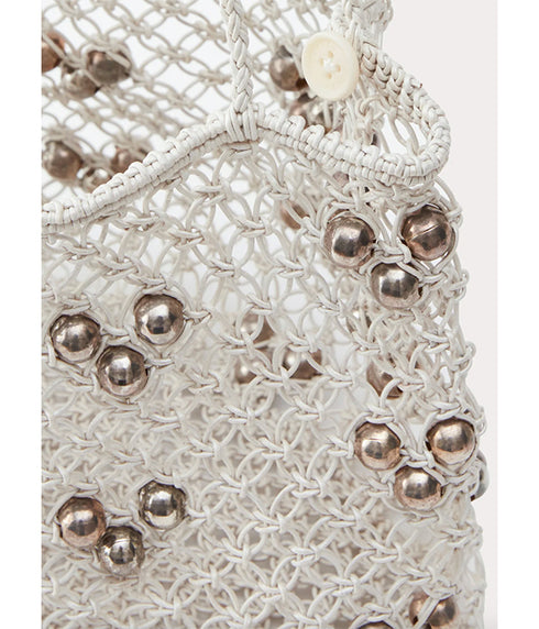 Mini Web Bag - Silver