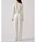 Charlotte Slim Cashmere Cardigan - Gardenia