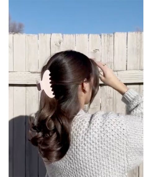 Hair Claw Clip 5" - Two Tone Pink