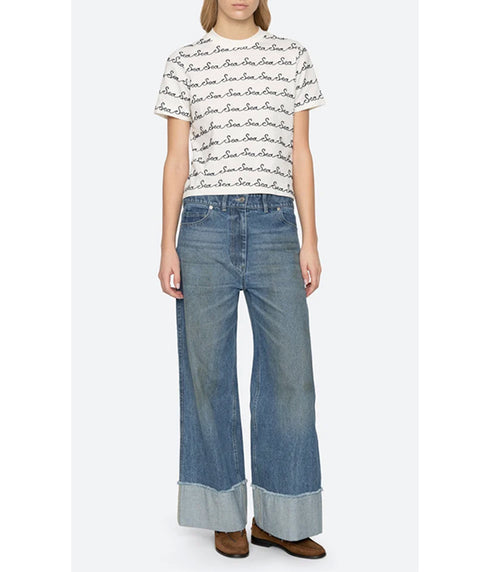 Zayna Cuffed Jean - Blue