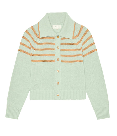 The Scholar Cardigan - Seafoam