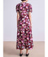 Dia Maxi Dress - Essa Floral Merlot